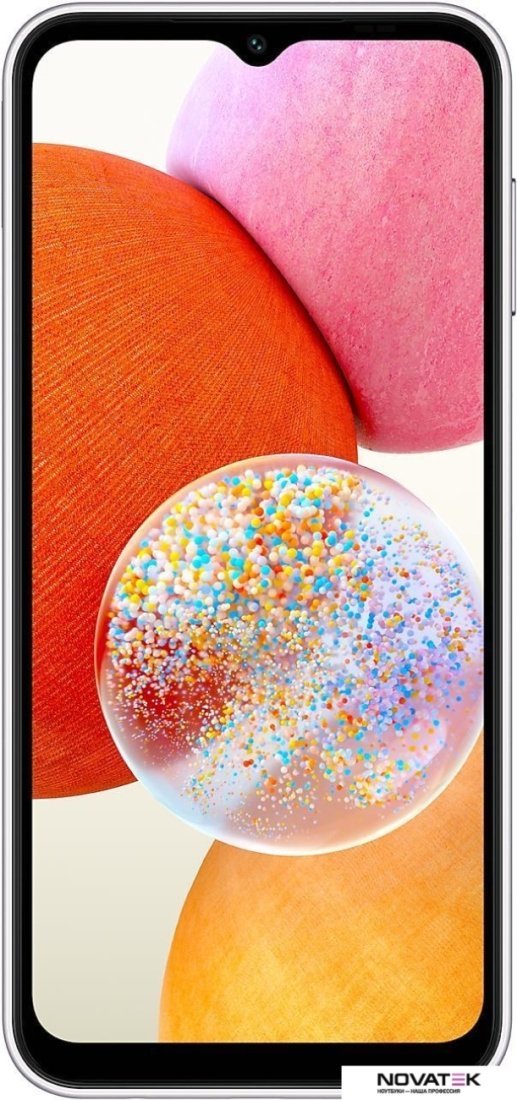 Смартфон Samsung Galaxy A14 SM-A145F/DSN 4GB/64GB (серебристый)