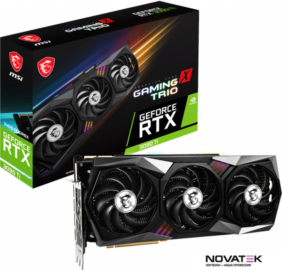 Видеокарта MSI GeForce RTX 3090 Ti Gaming X Trio 24G