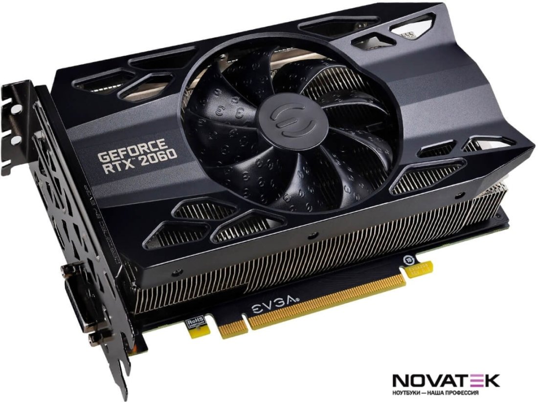 Видеокарта EVGA GeForce RTX 2060 SC 6GB GDDR6 06G-P4-2062-KR