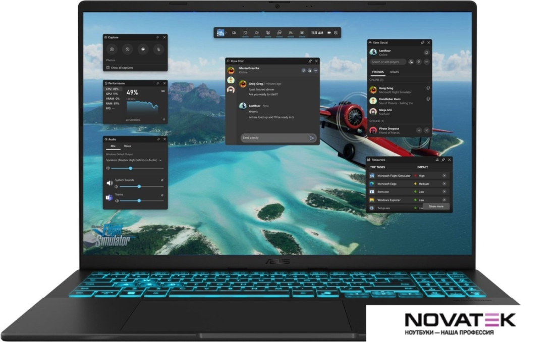 Игровой ноутбук ASUS V16 V3607VM-RP015