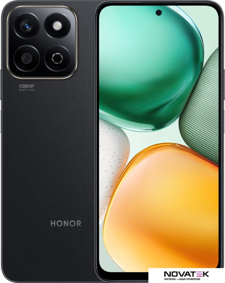 Смартфон HONOR X7c 6GB/128GB (полуночный черный)