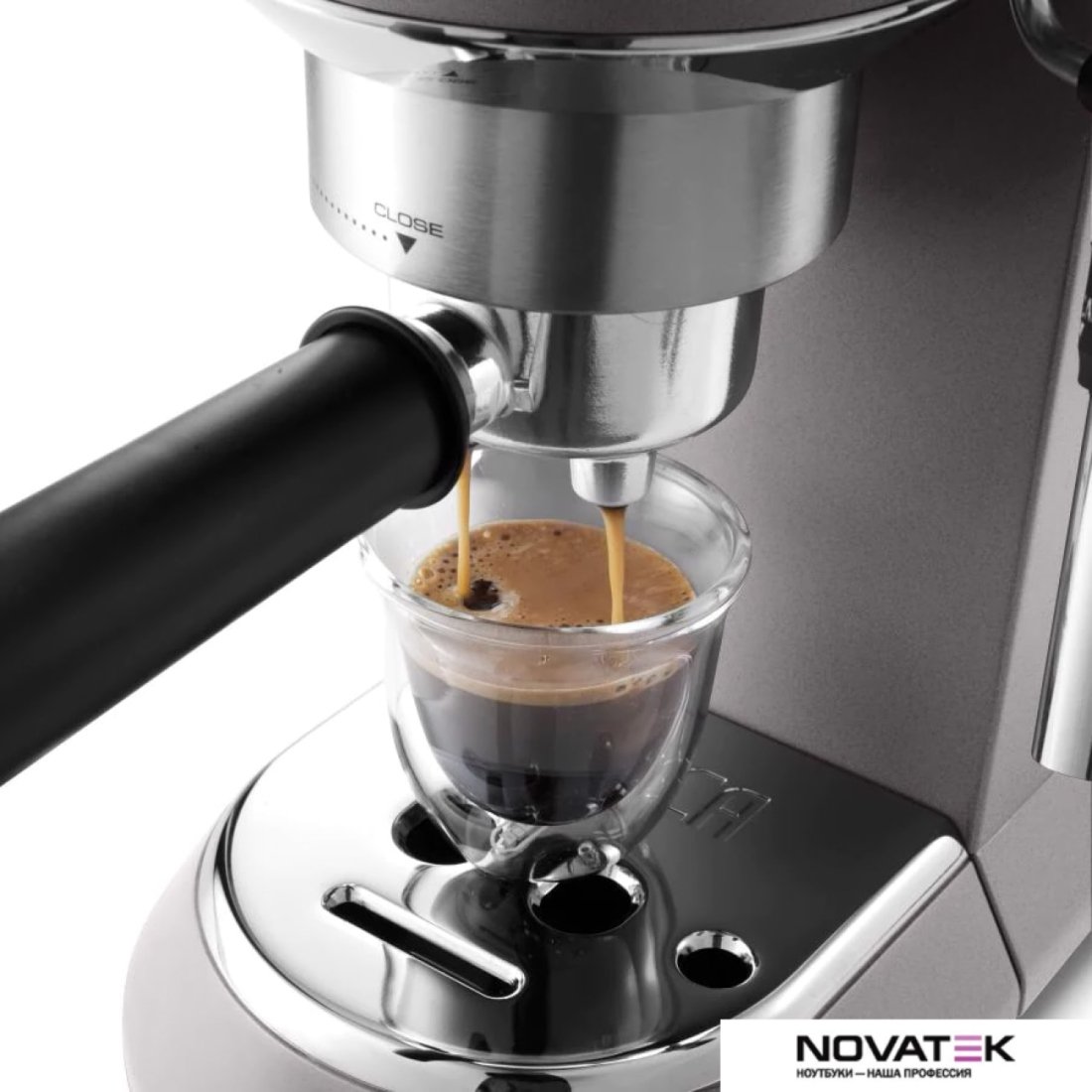 Рожковая помповая кофеварка DeLonghi Dedica Metallics EC785.GY