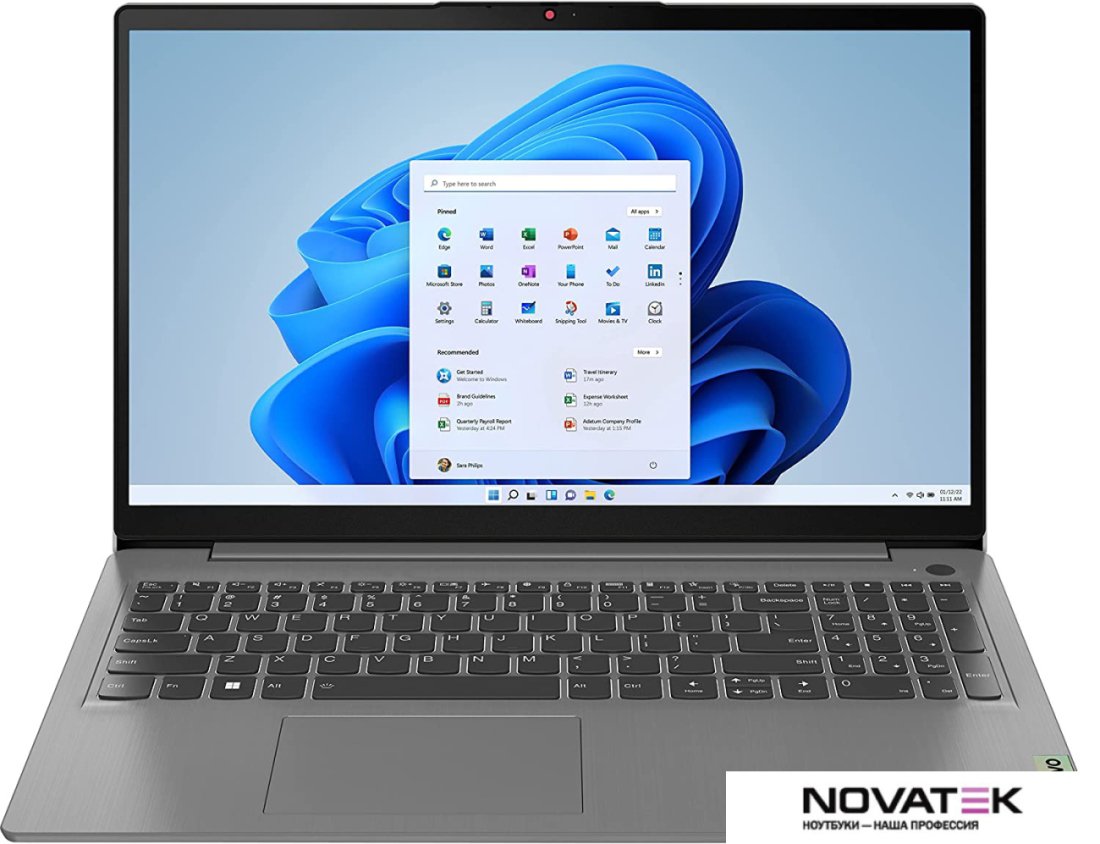 Ноутбук Lenovo IdeaPad 3 15IAU7 82RK00J1RK