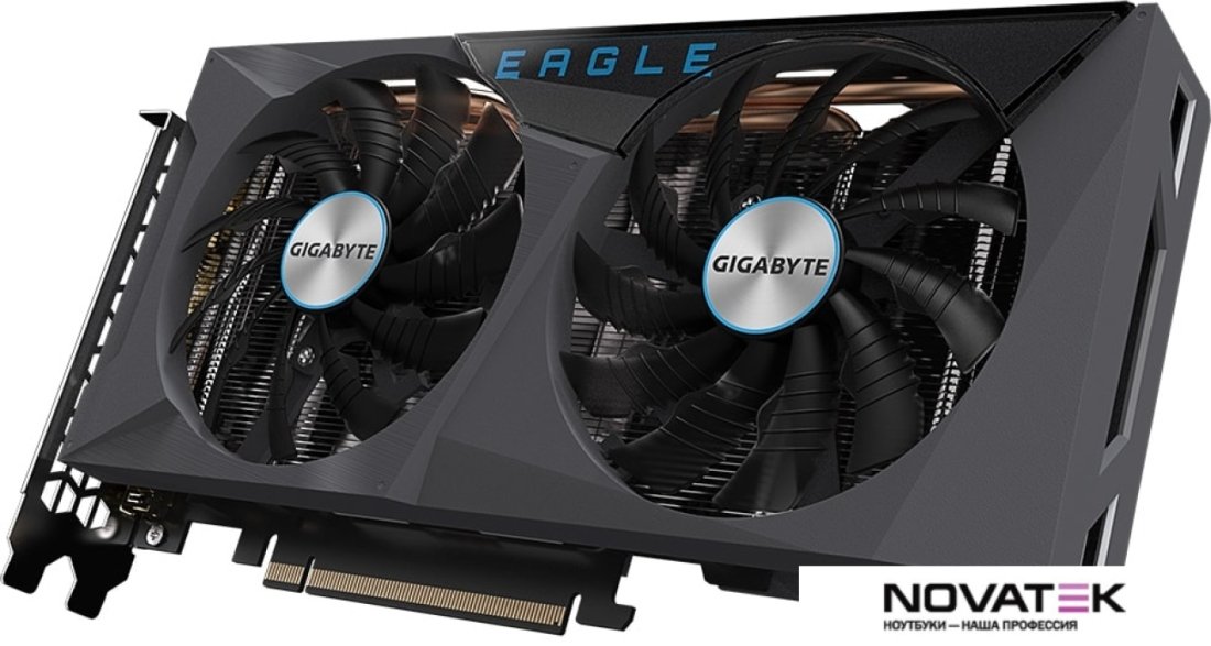 Видеокарта Gigabyte GeForce RTX 3060 Eagle OC 12GB GDDR6 GV-N3060EAGLE OC-12GD