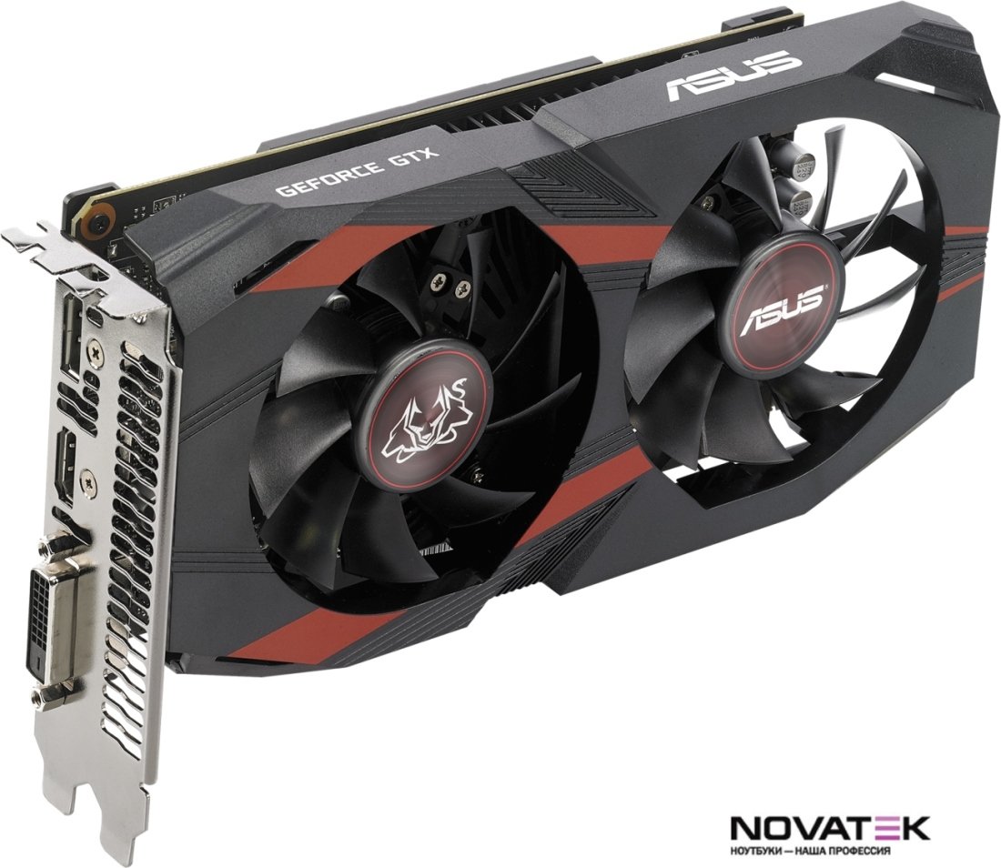 Видеокарта ASUS Cerberus GeForce GTX 1050 Ti OC Edition 4GB GDDR5