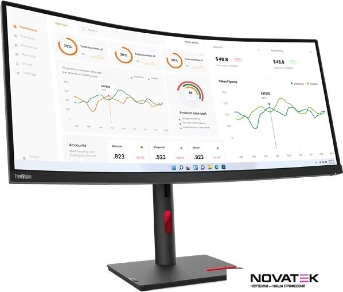 Монитор Lenovo ThinkVision T34w-30 63D4GAT1EU