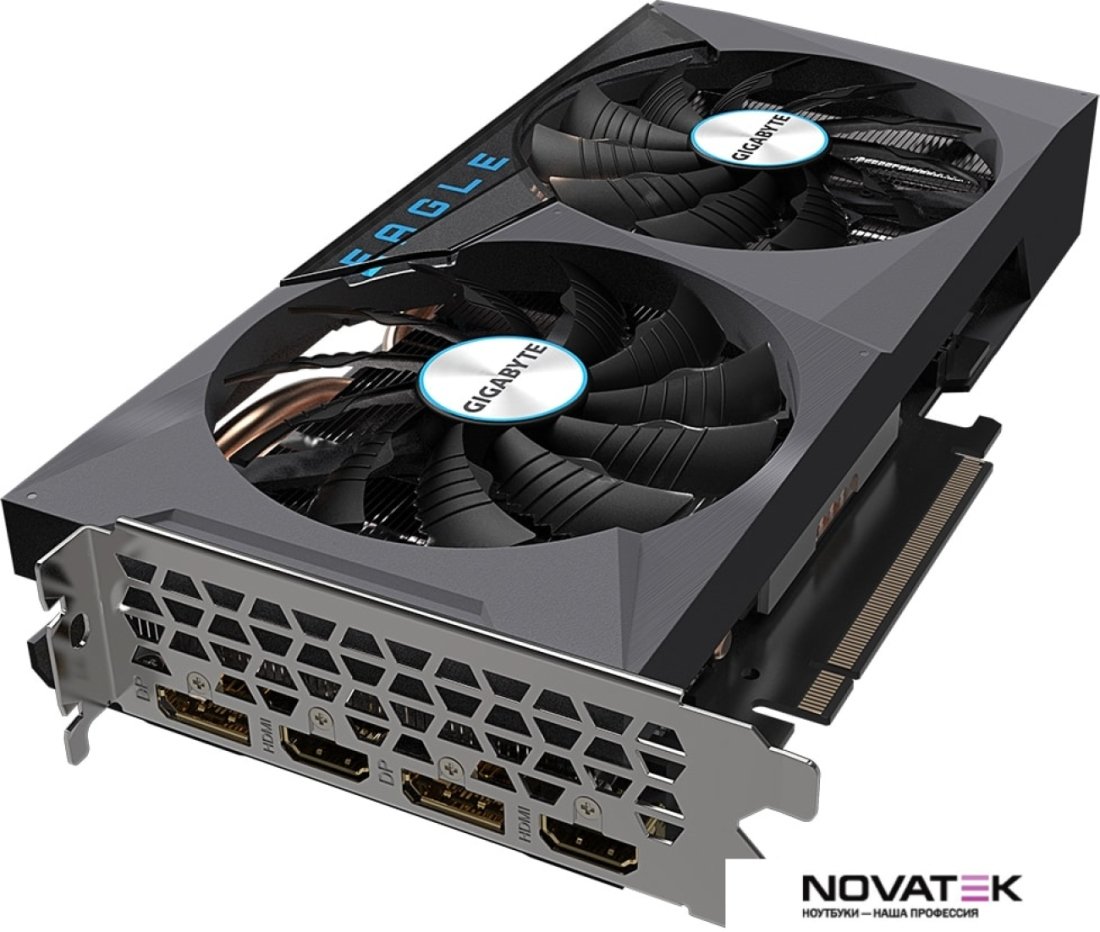 Видеокарта Gigabyte GeForce RTX 3060 Eagle OC 12GB GDDR6 GV-N3060EAGLE OC-12GD