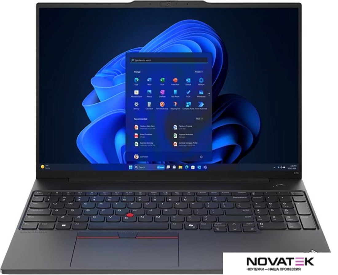 Ноутбук Lenovo ThinkPad E16 Gen 2 AMD 21M5S0J500 Win 11 Pro