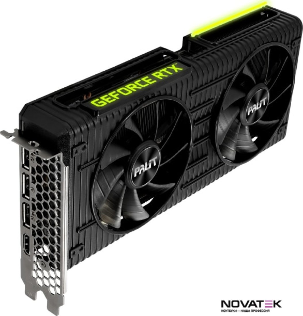 Видеокарта Palit GeForce RTX 3060 Ti Dual OC 8GB GDDR6 NE6306TS19P2-190AD