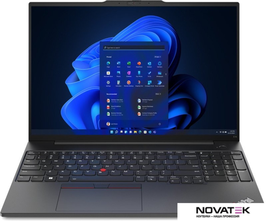 Ноутбук Lenovo ThinkPad E16 Gen 1 Intel 21JQS7R300 Win 11 Pro