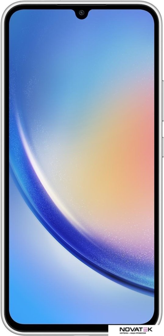 Смартфон Samsung Galaxy A34 5G SM-A346E/DSN 6GB/128GB (серебристый)