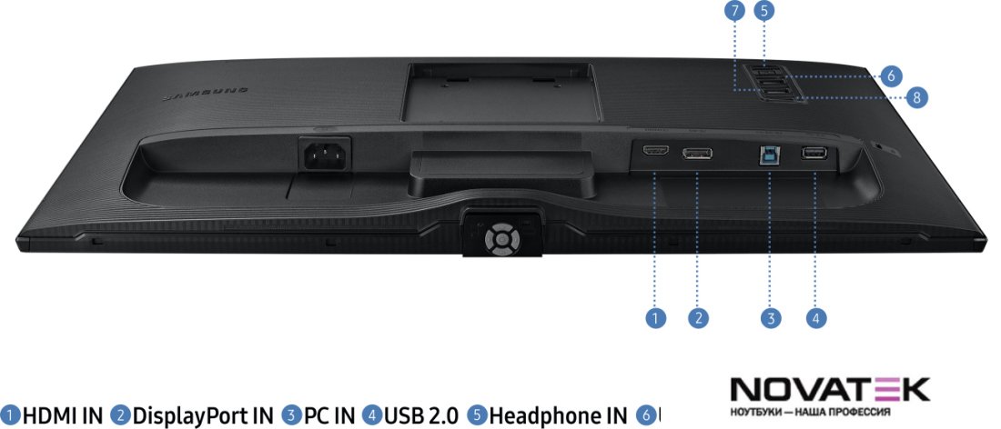 Монитор Samsung LS24A600NWUXEN