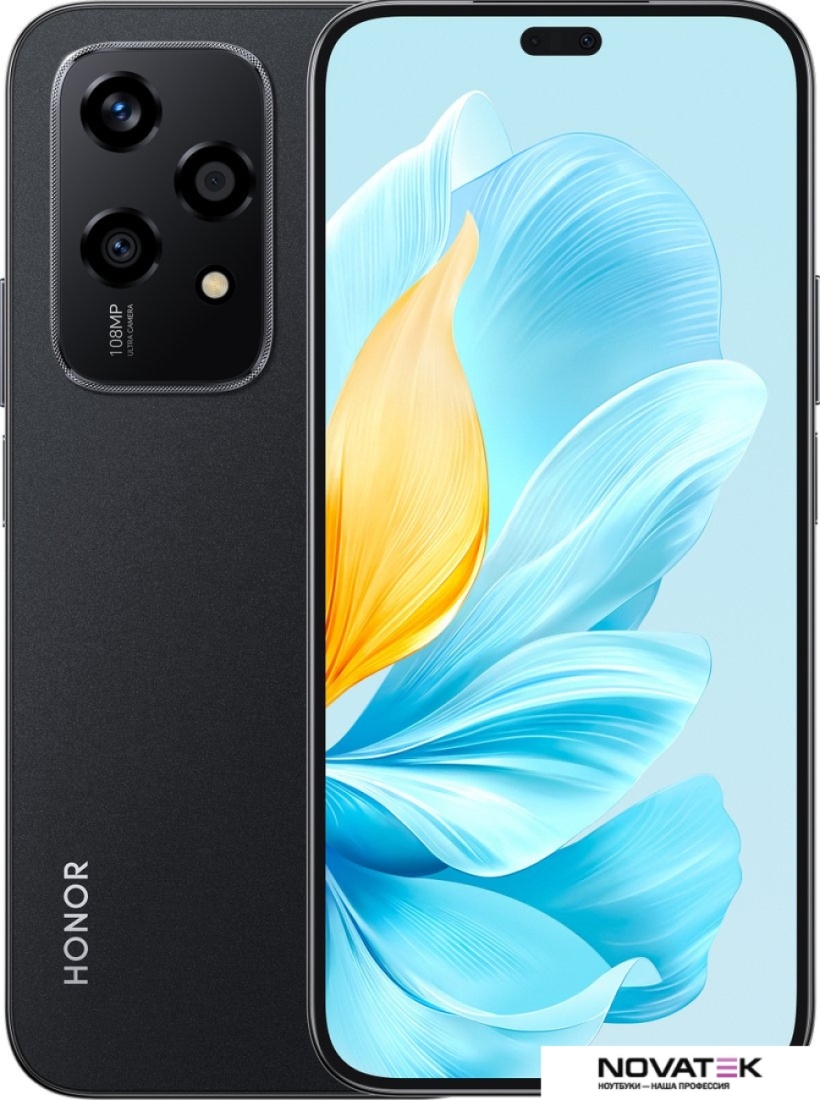 Смартфон HONOR 200 Lite 8GB/256GB международная версия (полночный черный)