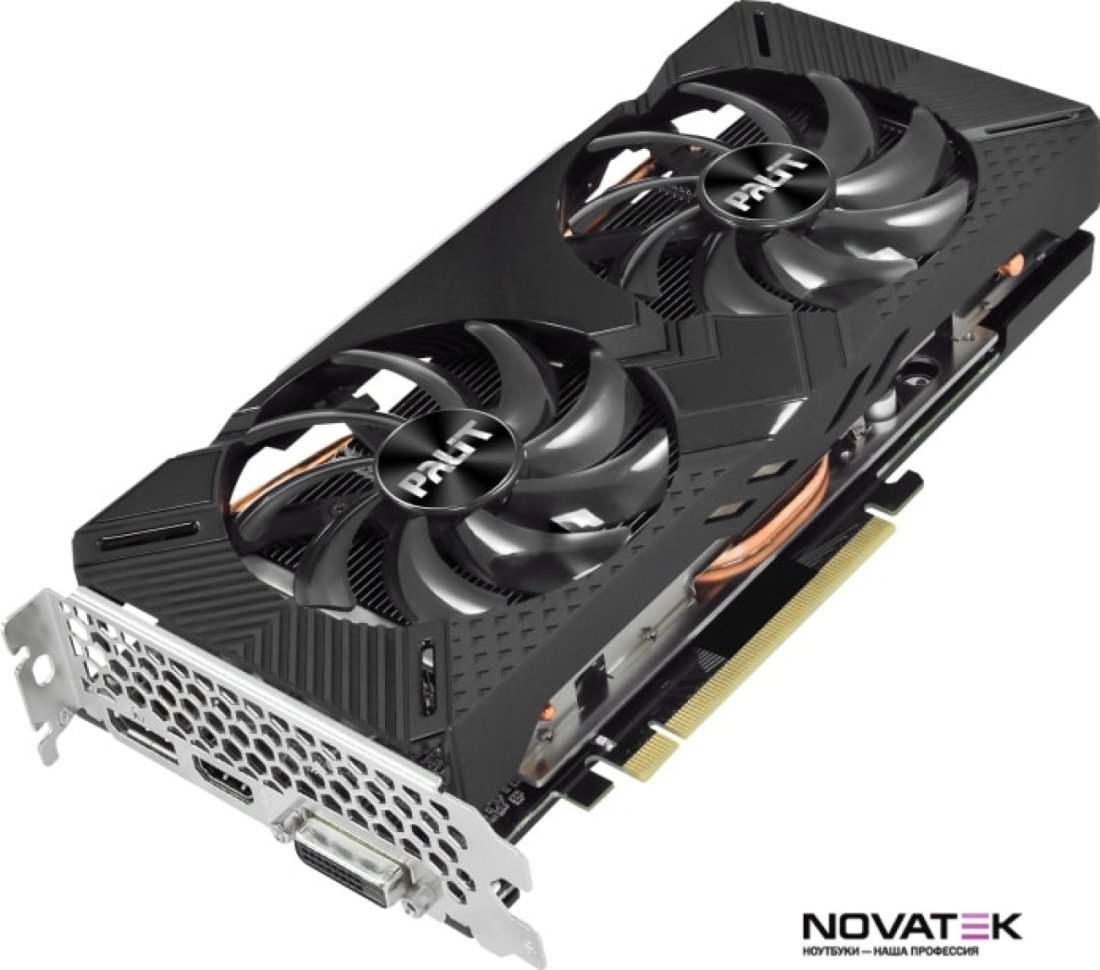 Видеокарта Palit GeForce GTX 1660 Super GP 6GB GDDR6 NE6166S018J9-1160A-1