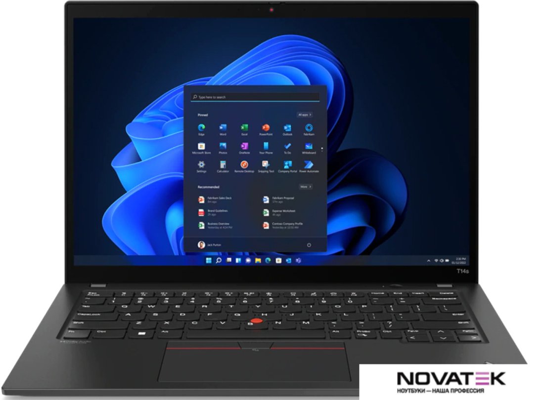 Ноутбук Lenovo ThinkPad T14s Gen 3 Intel 21BR00DWRT