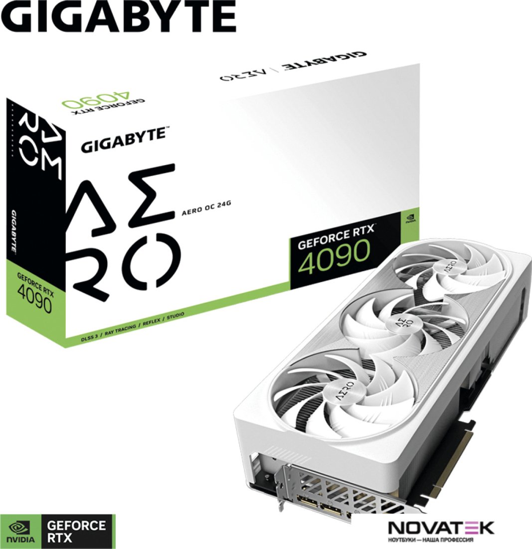 Видеокарта Gigabyte GeForce RTX 4090 Aero OC 24G GV-N4090AERO OC-24GD