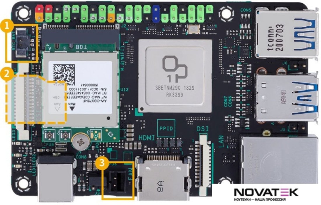 Одноплатный компьютер ASUS Tinker Board 2S 2GB