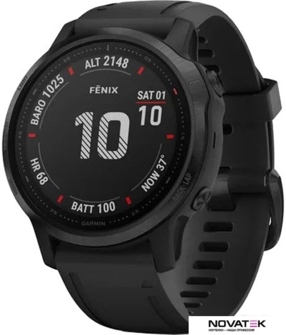 Умные часы Garmin Fenix 6s Pro (черный)