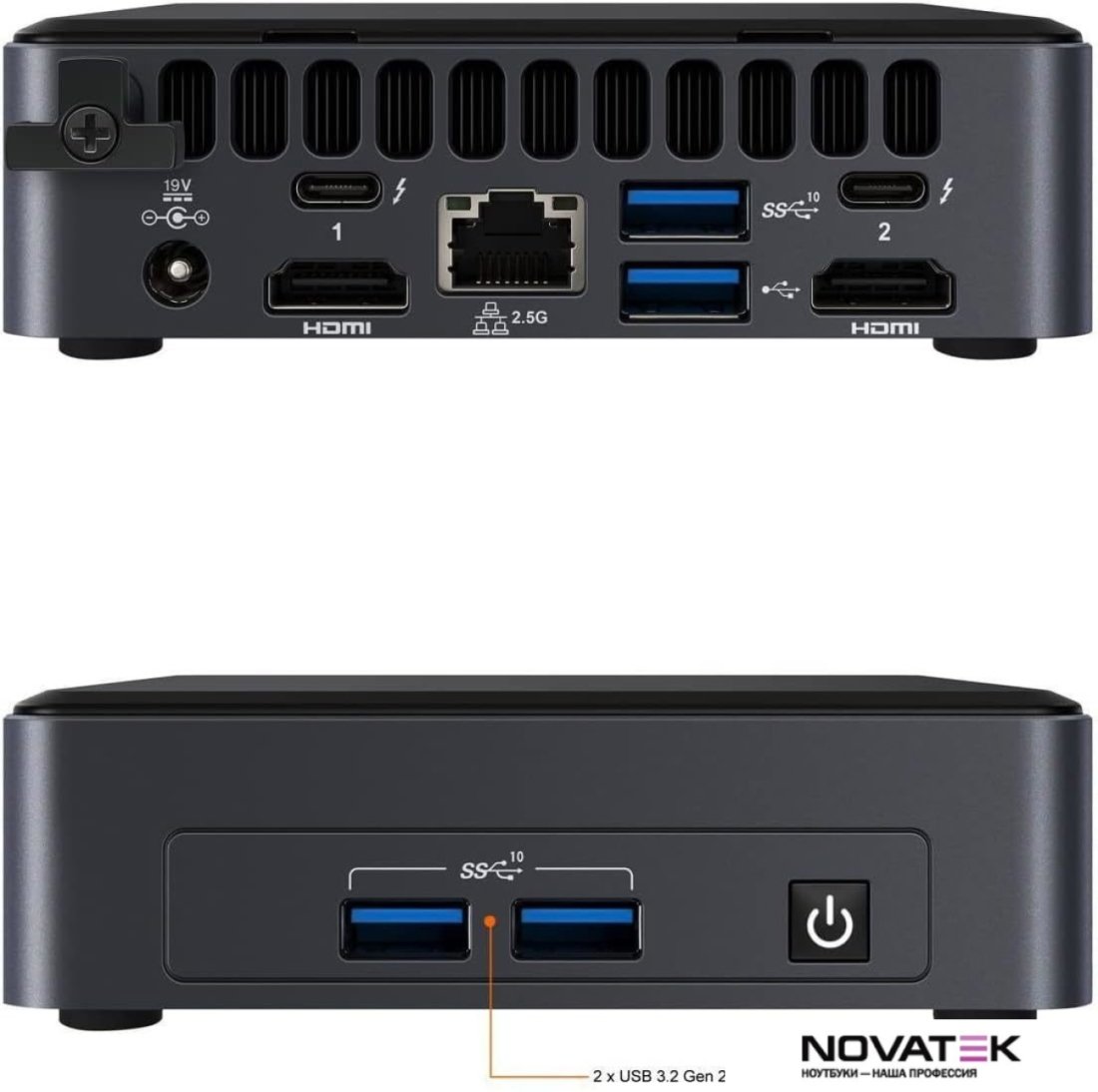 Компактный компьютер Intel NUC 11 Pro Kit NUC11TNKI50000