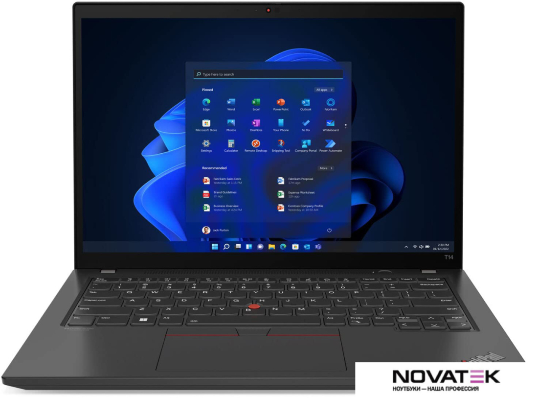 Ноутбук Lenovo ThinkPad T14 Gen 3 Intel 21AH00F1RT