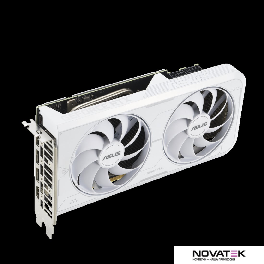 Видеокарта ASUS Dual GeForce RTX 3060 Ti White OC Edition 8GB GDDR6X DUAL-RTX3060TI-O8GD6X-WHITE