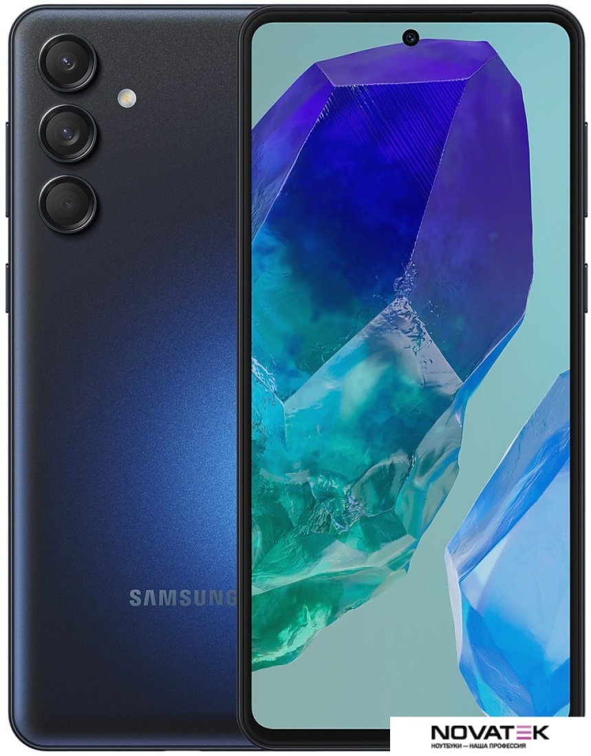 Смартфон Samsung Galaxy M55 5G 8GB/256GB (темно-синий)