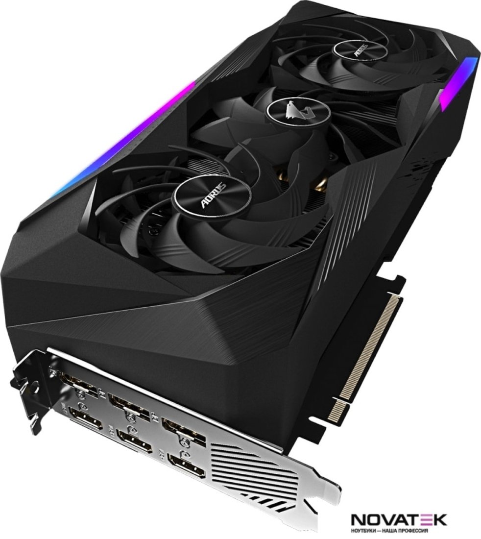 Видеокарта Gigabyte Aorus GeForce RTX 3070 Ti Master 8G GDDR6X GV-N307TAORUS M-8GD