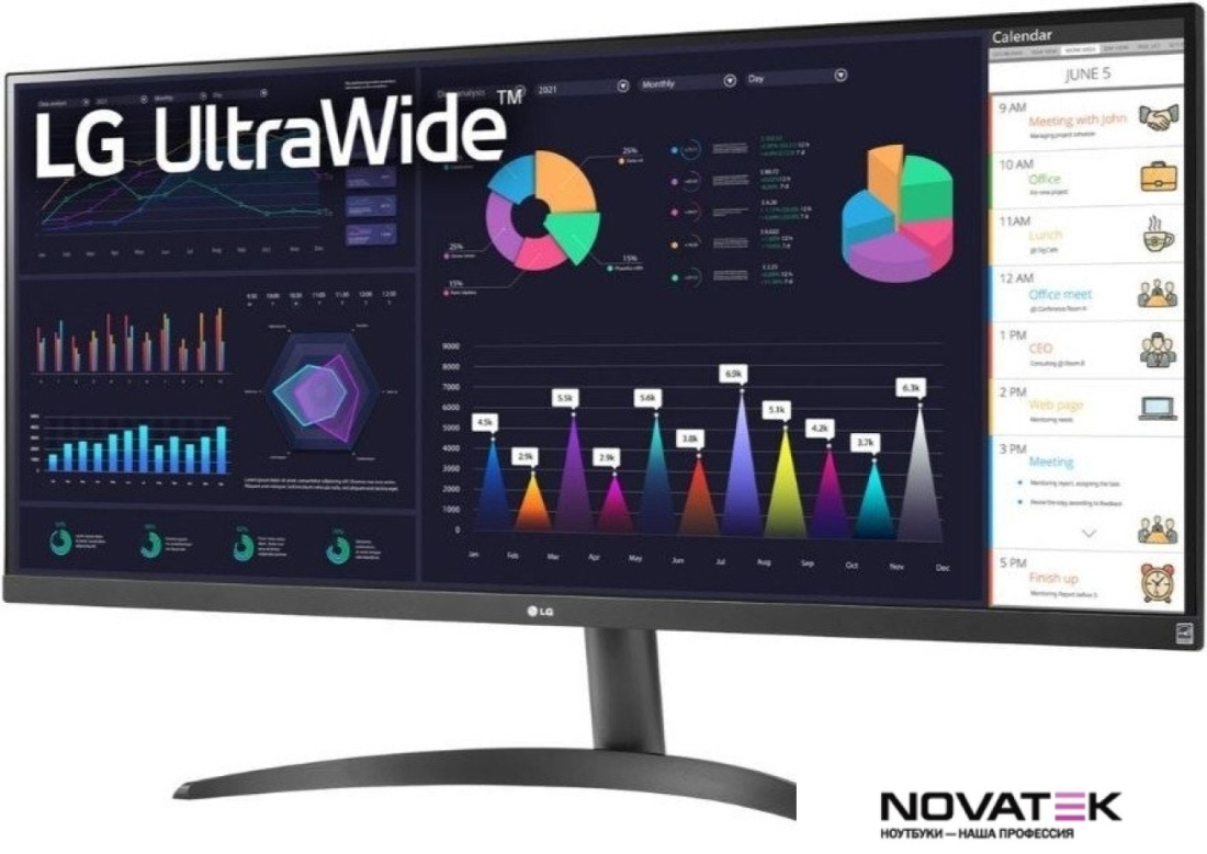 Монитор LG UltraWide 34WQ500-B