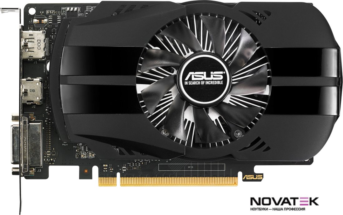 Видеокарта ASUS GeForce GTX 1050 Ti 4GB GDDR5 [PH-GTX1050TI-4G]