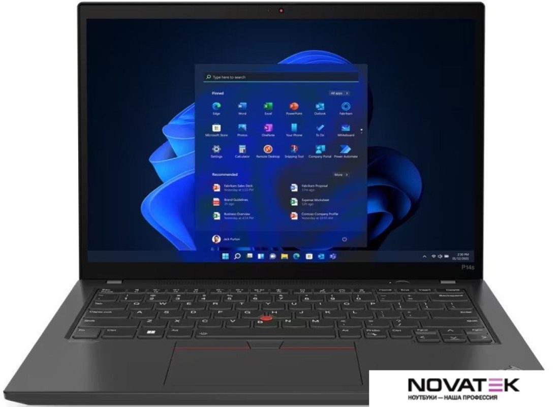 Ноутбук Lenovo ThinkPad P14s Gen 3 Intel 21AK002HUS