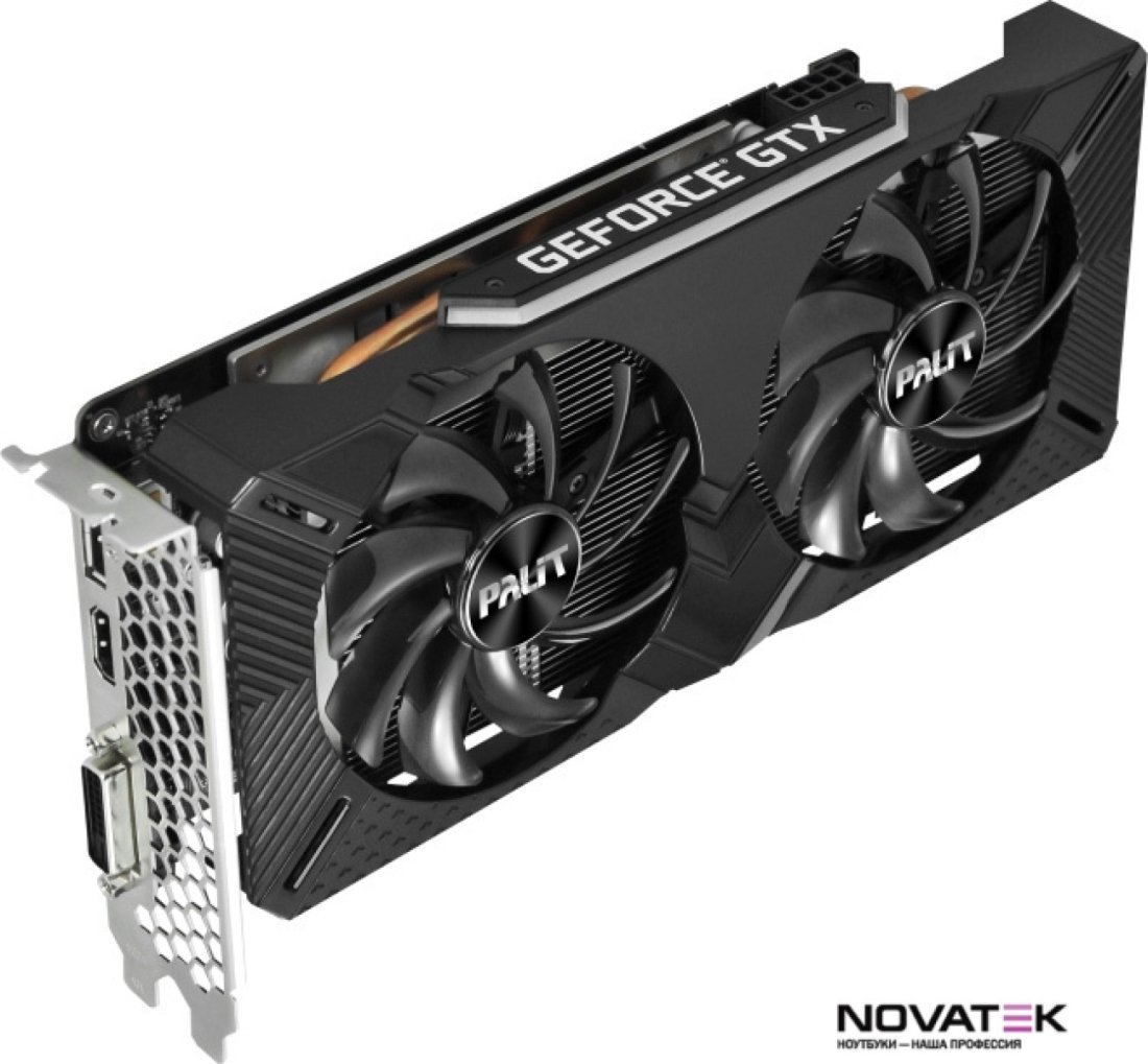 Видеокарта Palit GeForce GTX 1660 Dual 6GB GDDR5 NE51660018J9-1161C