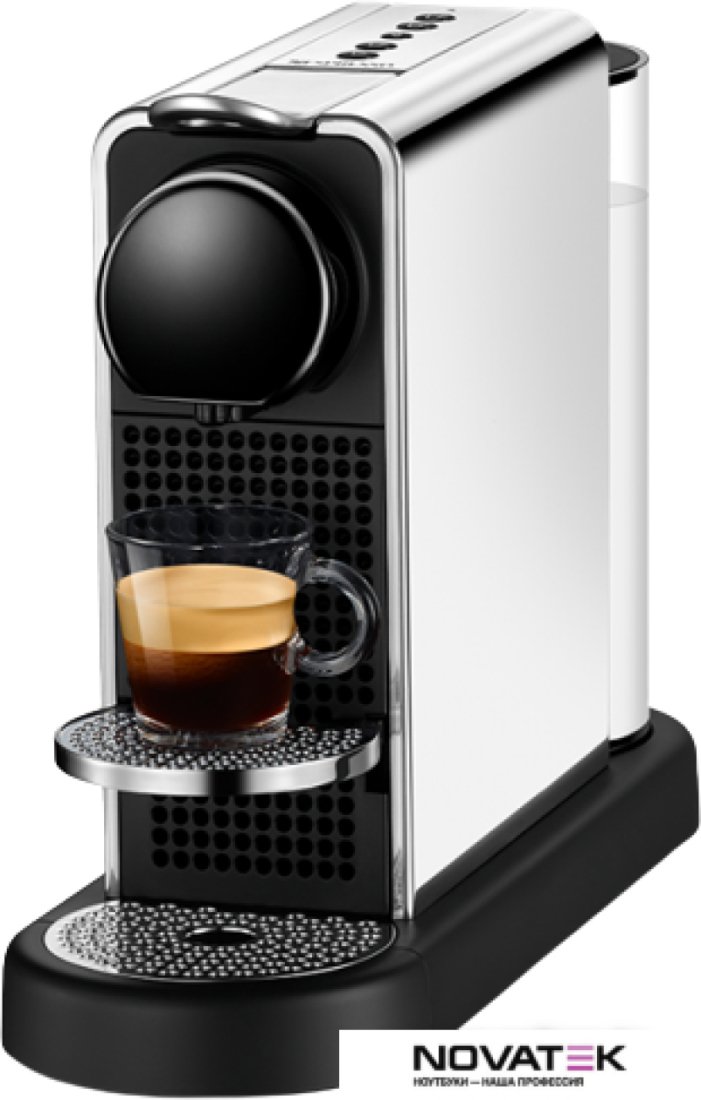 Капсульная кофеварка Nespresso Citiz Platinum C140 (серебристый)