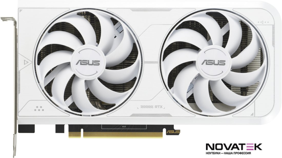 Видеокарта ASUS Dual GeForce RTX 3060 Ti White OC Edition 8GB GDDR6X DUAL-RTX3060TI-O8GD6X-WHITE