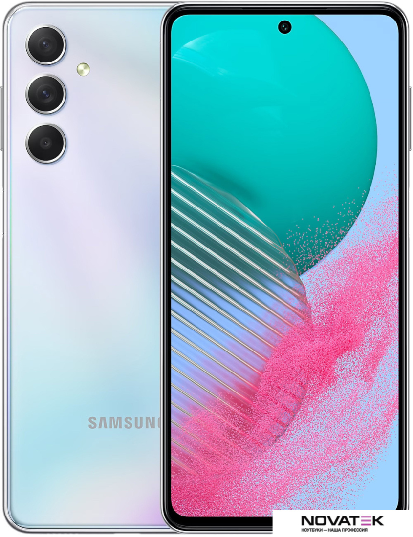 Смартфон Samsung Galaxy M54 5G 8GB/256GB Exynos (серебристый, без Samsung Pay)