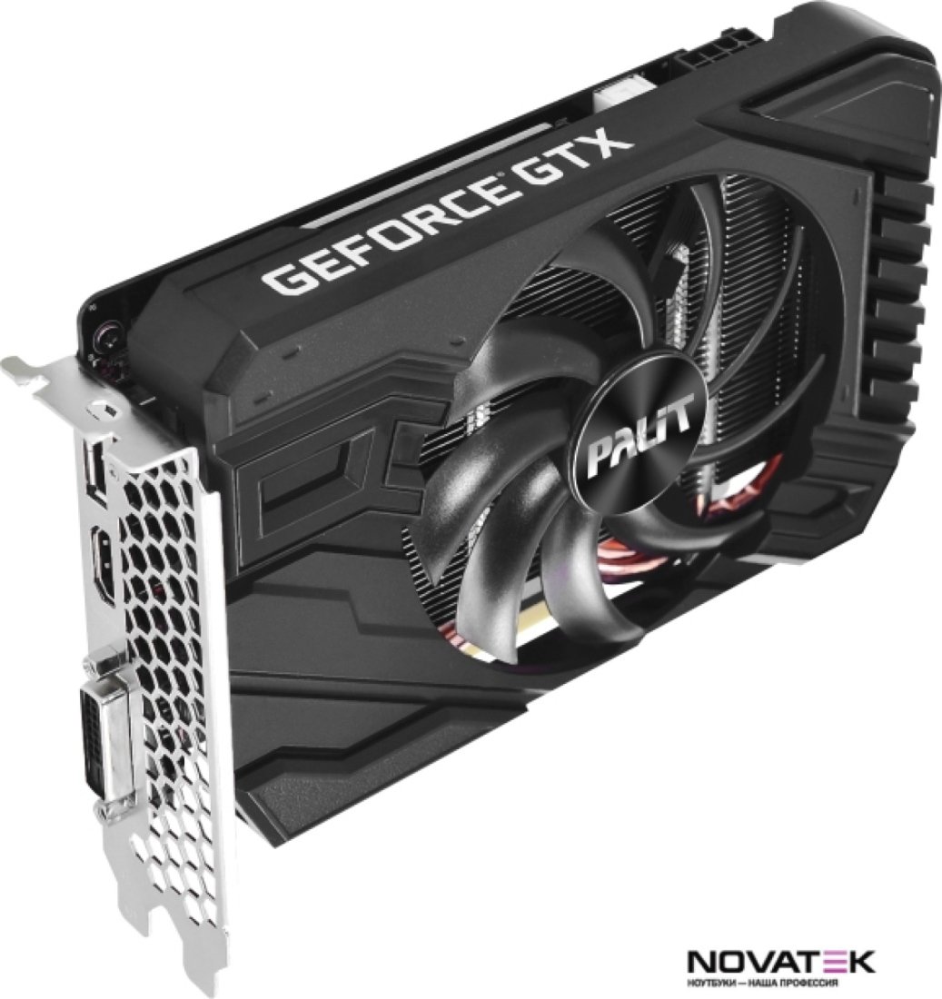 Видеокарта Palit GeForce GTX 1660 Ti StormX 6GB GDDR6 NE6166T018J9-161F