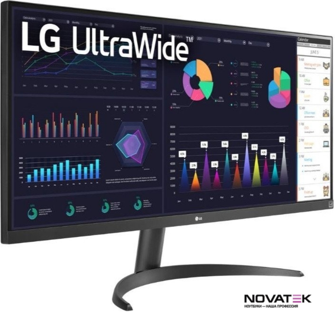 Монитор LG UltraWide 34WQ500-B