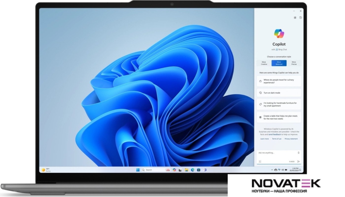 Ноутбук Lenovo Yoga Slim 7 15ILL9 83HM0053RK