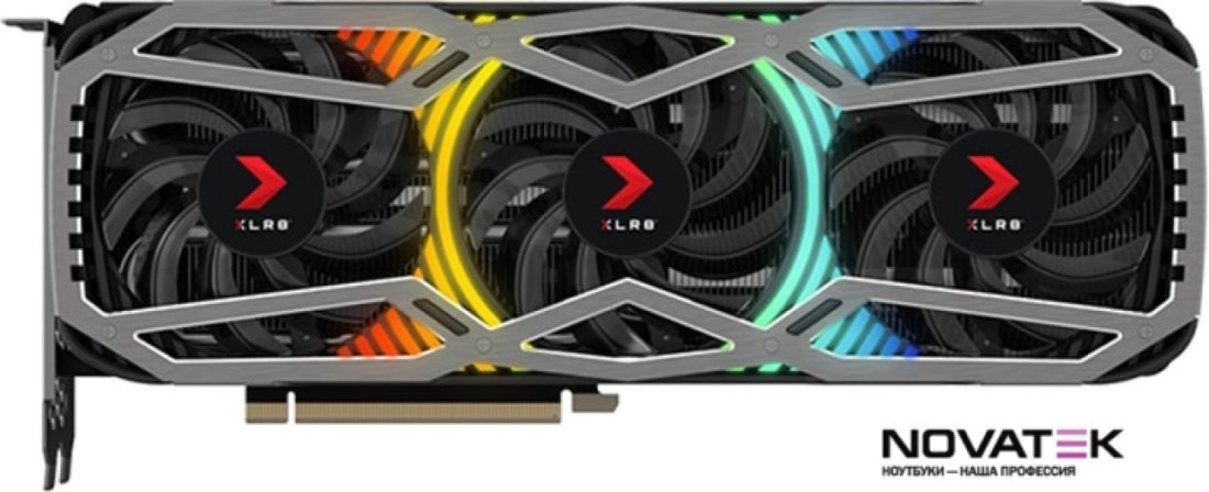 Видеокарта PNY GeForce RTX 3080 10GB XLR8 Revel Epic-X RGB Triple Fan LHR