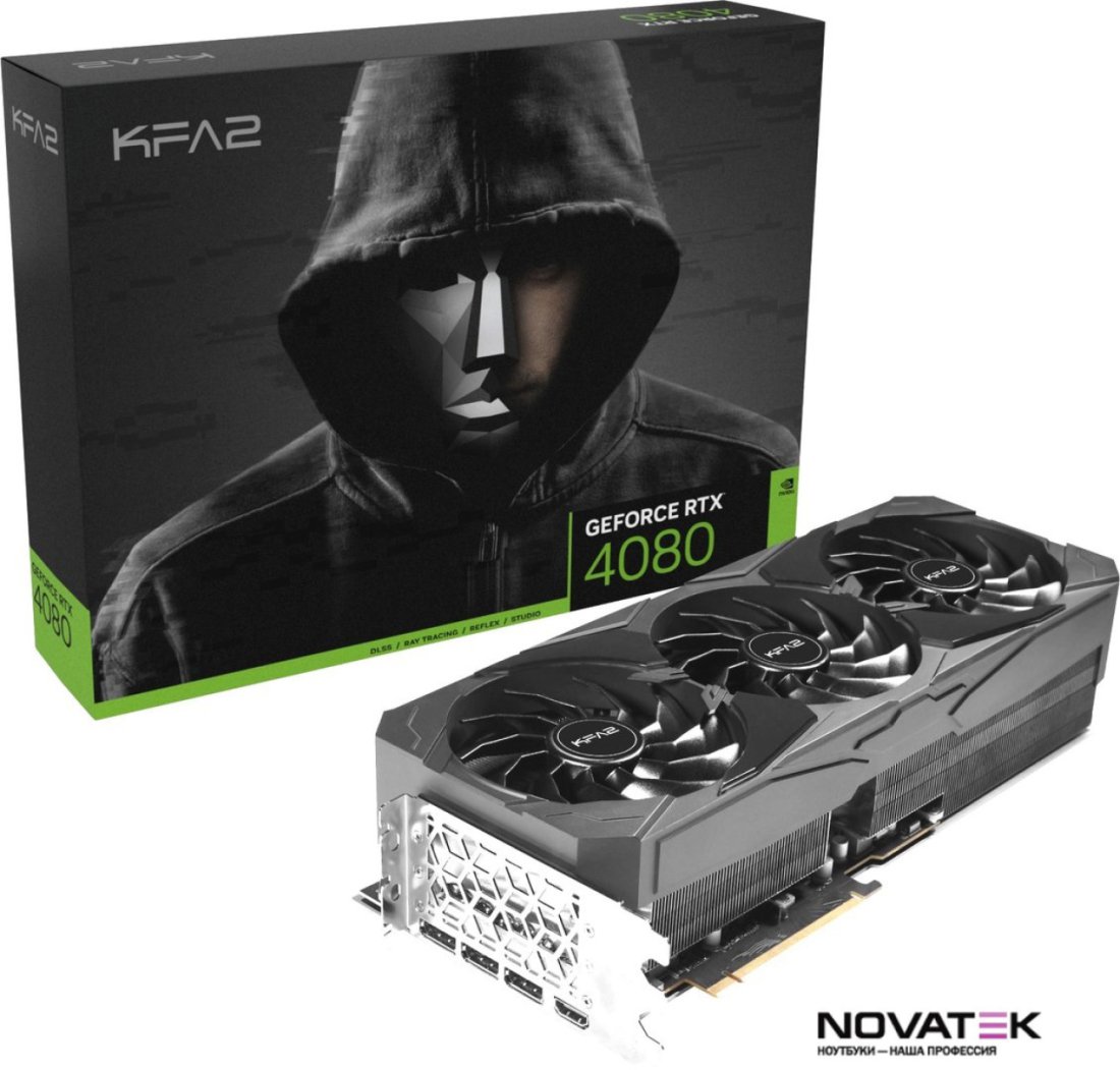 Видеокарта KFA2 GeForce RTX 4080 SG 1-Click OC 16GB GDDR6X 48NZM6MD6LSK