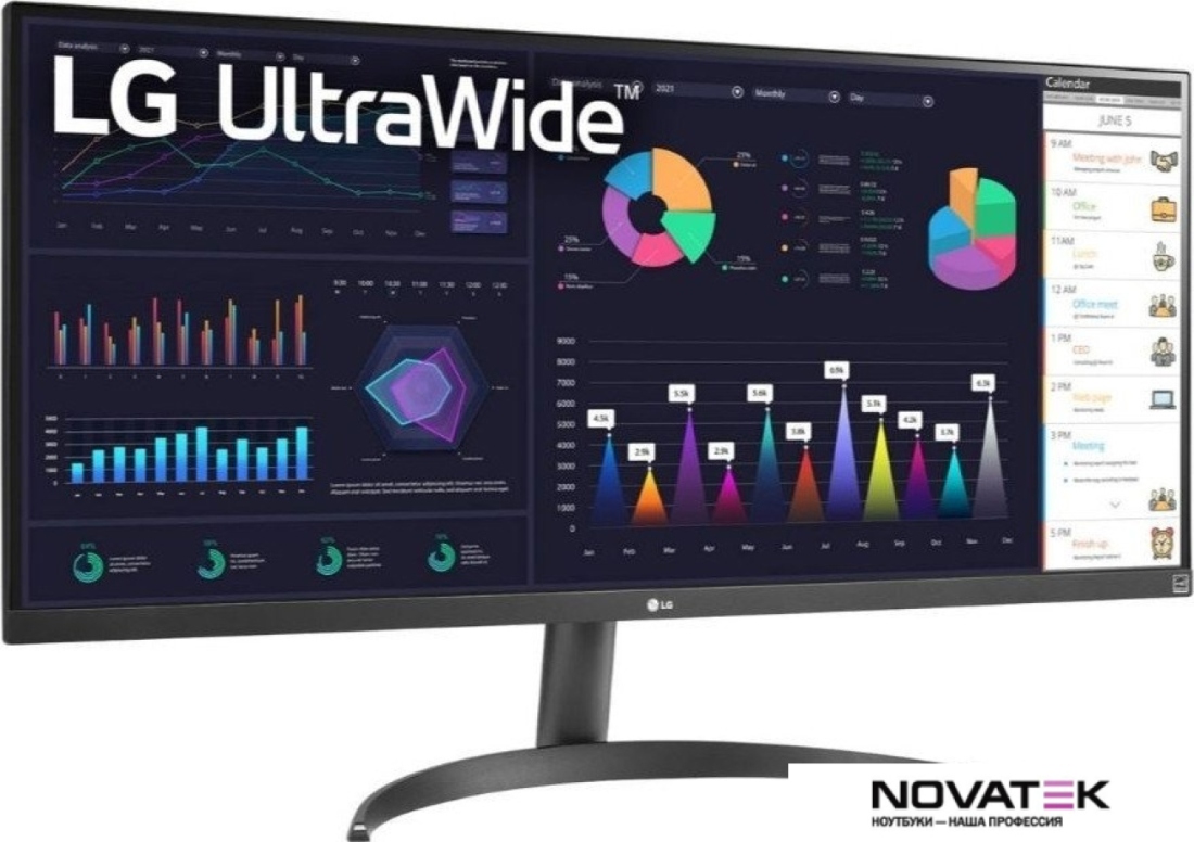 Монитор LG UltraWide 34WQ500-B