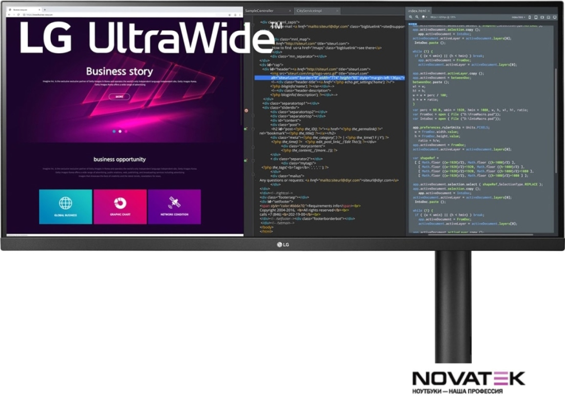 Монитор LG UltraWide 34WN780-B