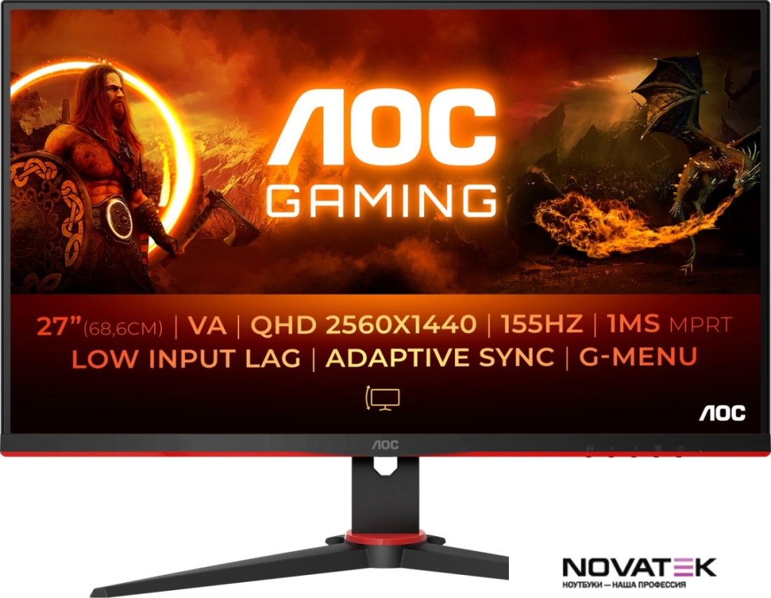 Игровой монитор AOC Q27G2E/BK