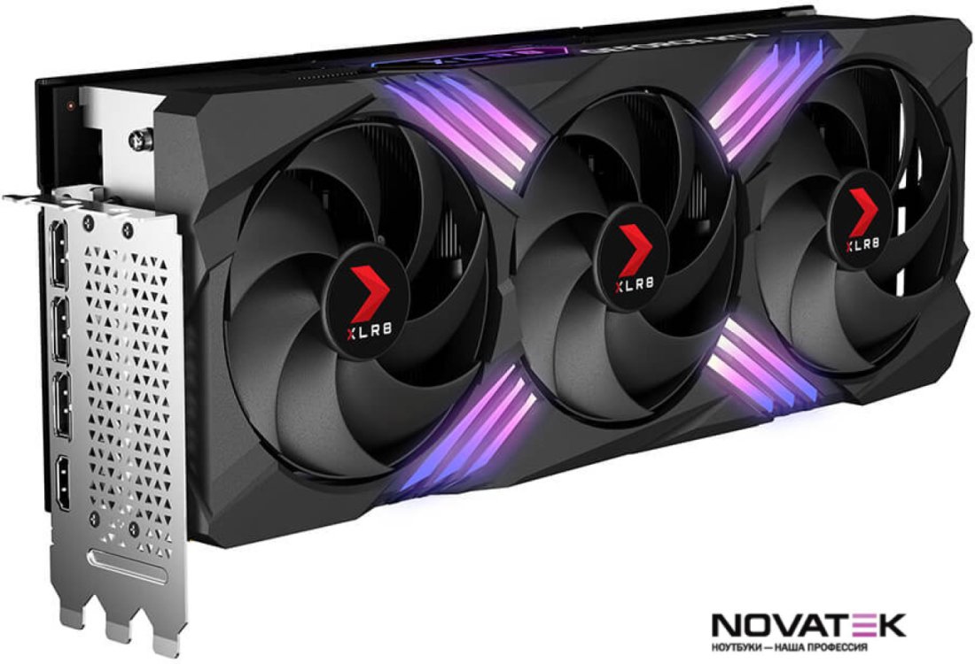 Видеокарта PNY GeForce RTX 4080 16GB OC XLR8 Gaming Verto TF VCG408016TFXXPB1-O