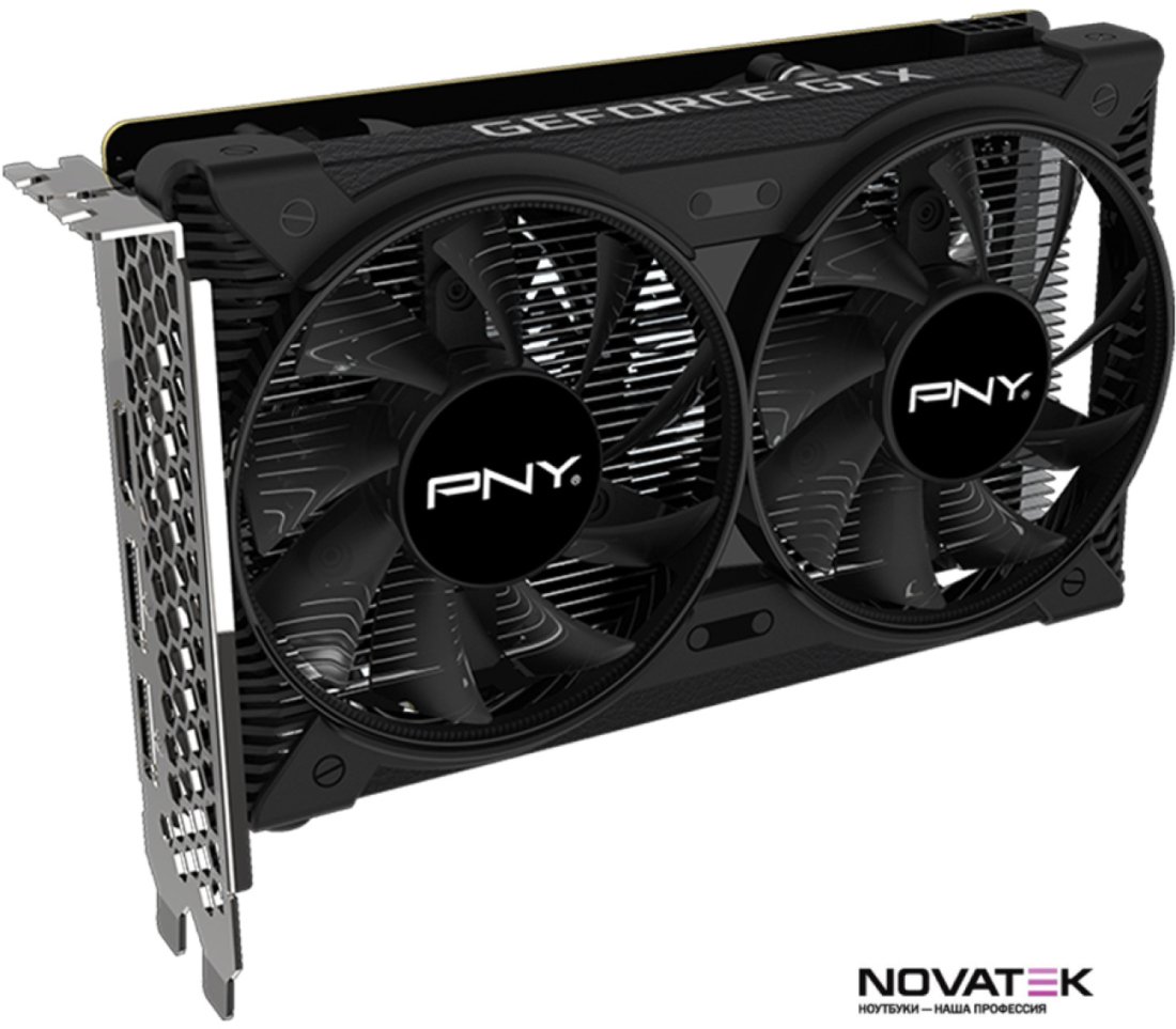 Видеокарта PNY GeForce GTX 1650 Dual Fan VCG16504D6DFPPB