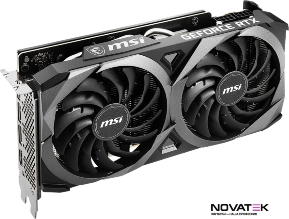 Видеокарта MSI GeForce RTX 3060 Ti Ventus 2X 8GD6X OC