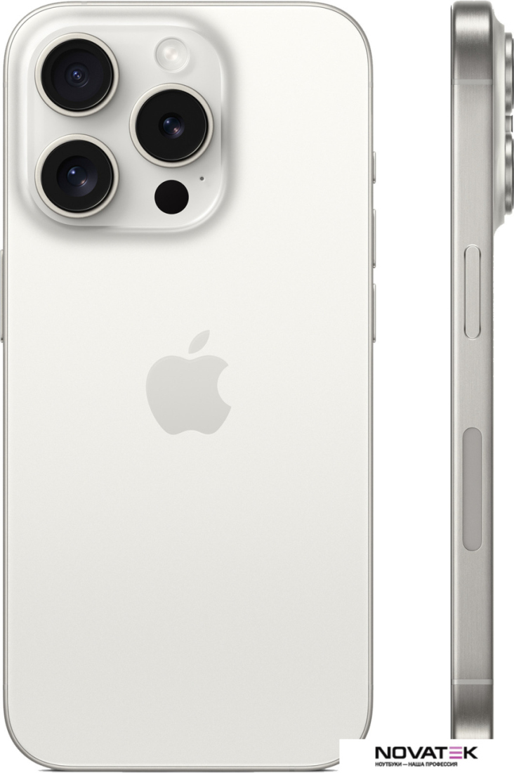 Смартфон Apple iPhone 15 Pro 512GB (белый титан)