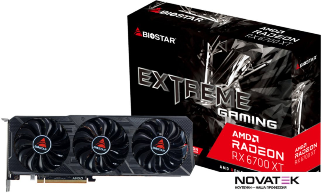 Видеокарта BIOSTAR Radeon RX 6700 XT OC VA67S6TML9