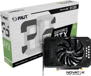 Видеокарта Palit GeForce RTX 3060 StormX 8GB GDDR6 NE63060019P1-190AF