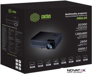 Проектор CACTUS CS-PRM.05B.WXGA-A