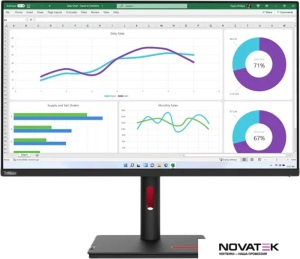 Монитор Lenovo ThinkVision T32h-30 63D3GAT1EU